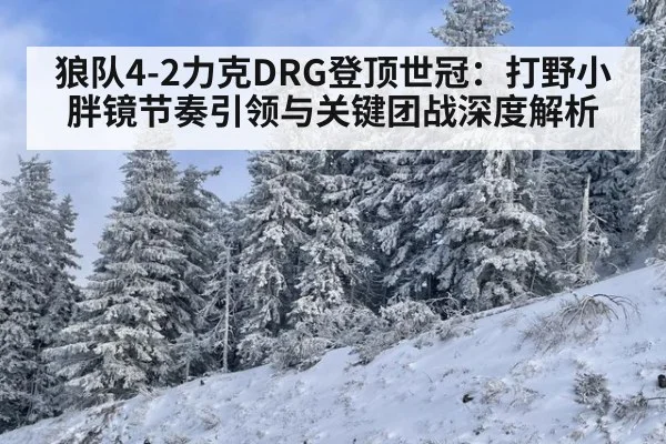 狼队4-2力克DRG登顶世冠：打野小胖镜节奏引领与关键团战深度解析